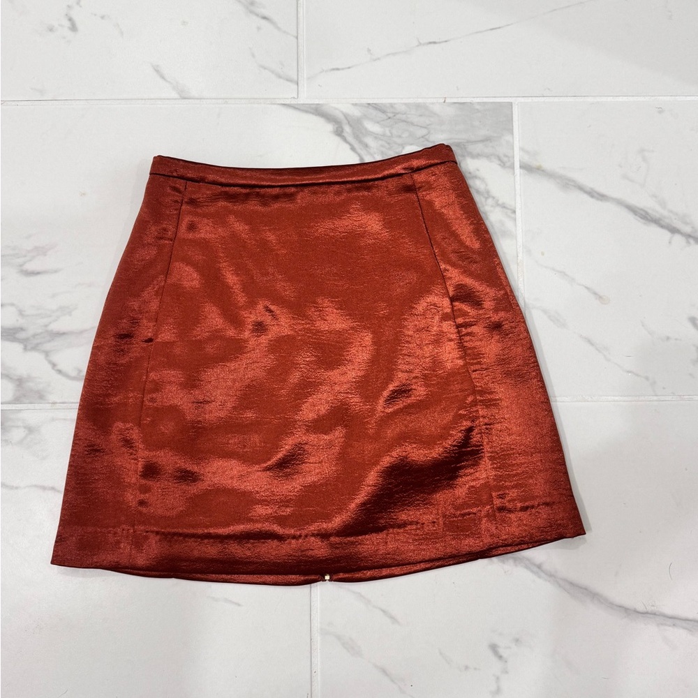 House of CB Copper Mini Skirt